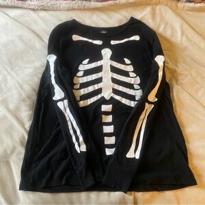 Skeleton pajama set women’s XL
